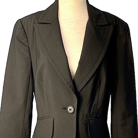 TRINA TURK Women's Black Blazer Jacket Size 4 - Picture 1 of 11